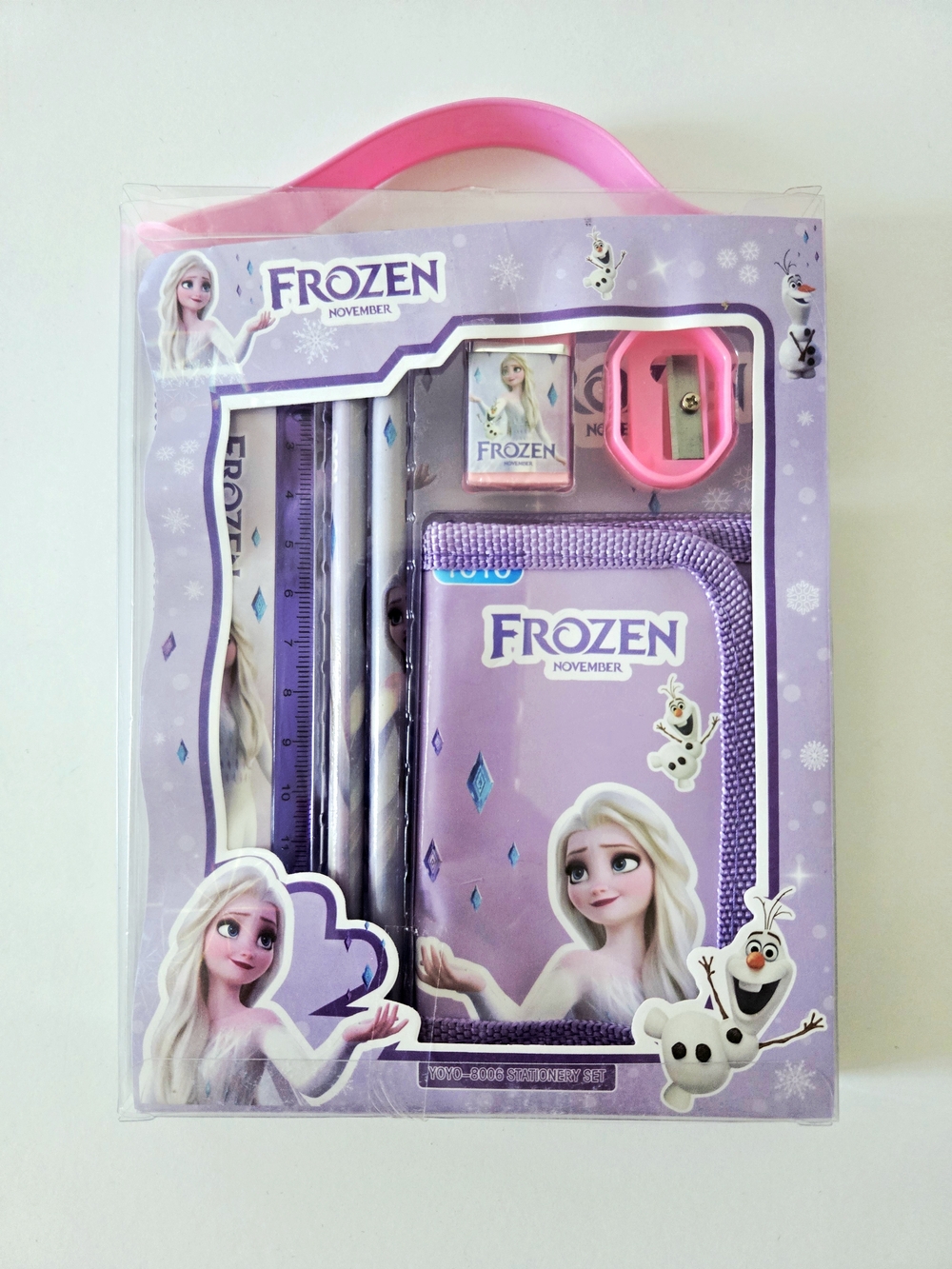 6PC. Disney Frozen Princess Elsa Stationery Gift School Supplies Set